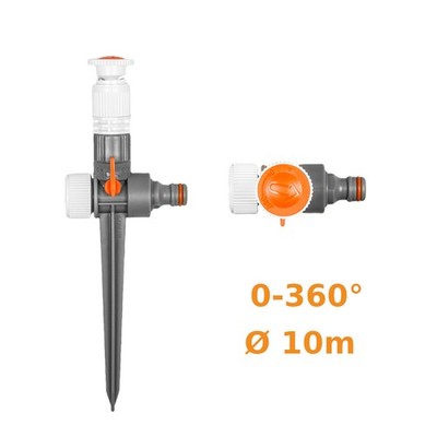 Gartensprenger Kreisregner Rasensprenger Sprinkler Sektorenregner Bodenspieß