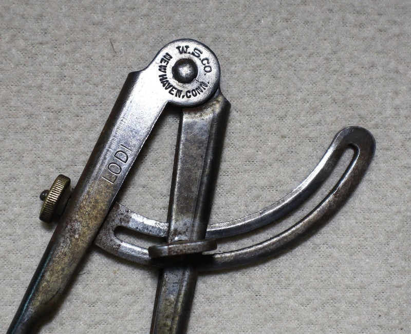 W. S. CO. 6'' LODI WING DIVIDER ~ CALIPER ~ COMPASS MACHINING TOOL NEW HAVEN, CT
