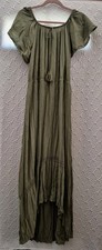Time Tru L 12/14 Womens Dress Green Long Dress Good Condition