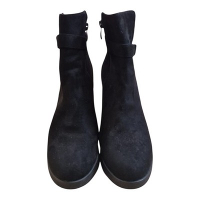 Super Mode gr 40 Damen Boots Stiefel Stiefeletten Sehr Gut Z12