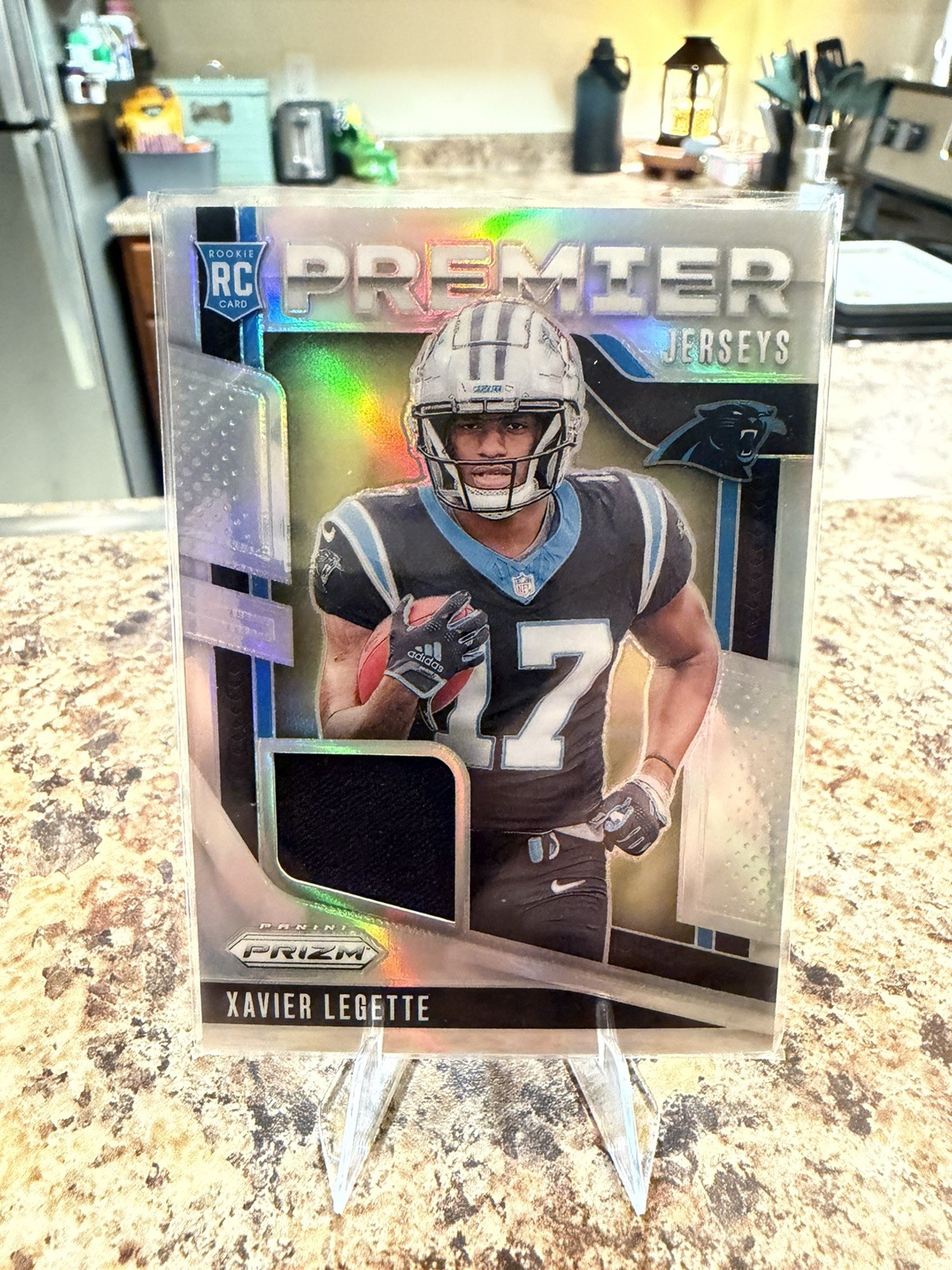 2024 Panini Prizm Xavier Legette Rookie Mem Premier Jerseys #PJ-XLE