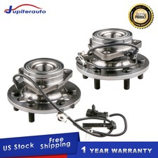 2x Front Wheel Hub Bearing W Abs For Chevrolet K1500 Tahoe Gmc Yukon Sle 4wd