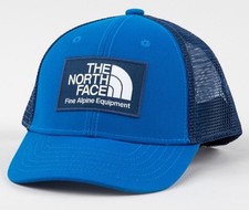 NWT THE NORTH FACE Mudder Trucker Kids Trucker Hero Blue-Estat Snap Back Small