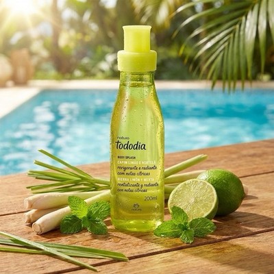 Body Splash Capim Limão E hortelã Natura 200 Ml