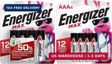 MAX AA Batteries AAA Batteries Combo Pack, 4 AA and 4 AAA 8 Count