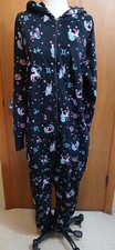 Torrid Fleece Astrological Signs Hooded One Piece Pajama - Size 00/0