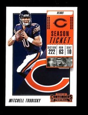 2018 Panini Contenders Season Ticket #81 Mitchell Trubisky Chicago Bears QTY