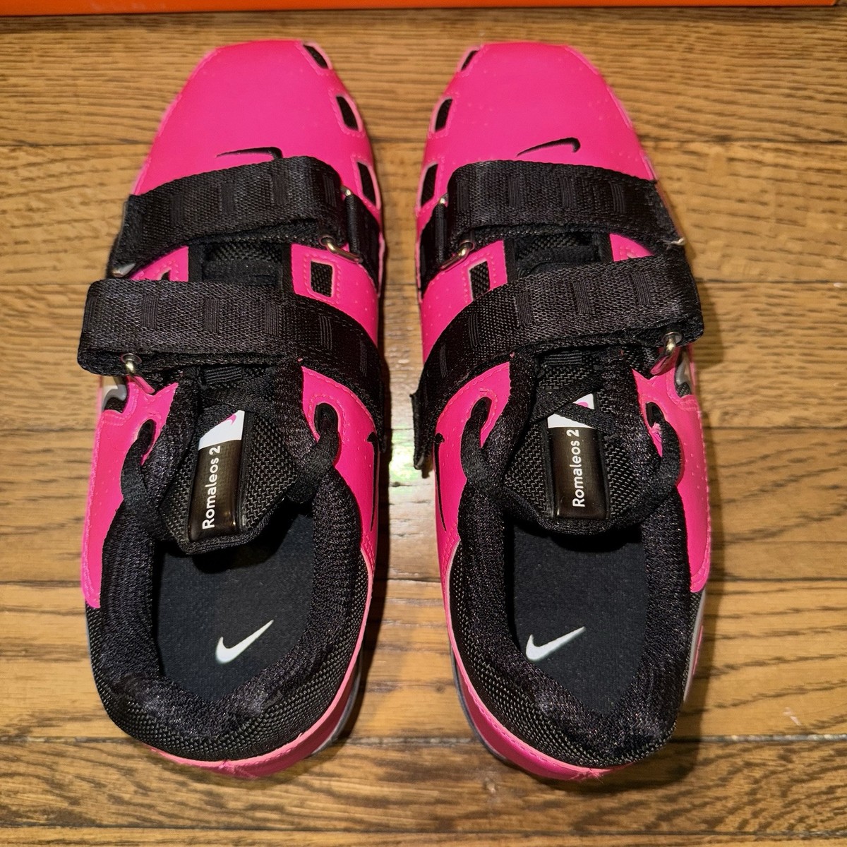 NEW Mens US 5.5 / Womens 7 Nike Romaleos 2 Low Pink Black