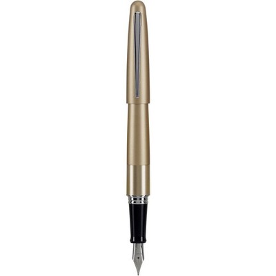 Pilot MR Metropolitan Collection Fountain Pen, Gold, Medium, Black Ink 91109