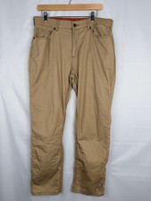 Denali Khaki Pants Mens 34x30 Straight Chino Cotton Spandex Casual