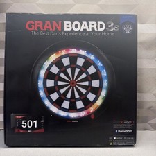 GRAN BOARD 3s LED Bluetooth Dartboard BLUE NEW OTHER