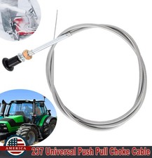 237 Universal Push Pull Choke Cable 63 Inner 60 Conduit 2 34 Travel New 237 Universal Push Pull Choke Cable 63 Inner 60 Conduit 2 34 Travel New