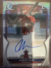 2024 Bowman Chrome Prosp Auto - Alberto Rios #CDA-AR Mojo /150 (RC, AU)