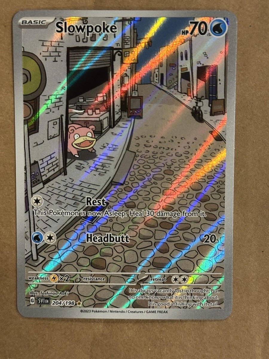 slowpoke pokemon card full art Slowpoke and Psyduck GX 218 236 Case