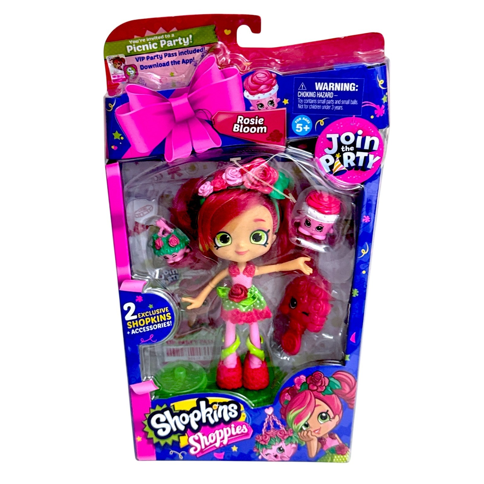Rosie Bloom Shoppies Doll 2017 Exclusive Shopkins S7 Join Th