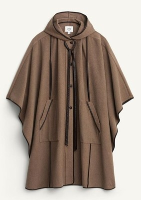$359 ZARA LIMITED EDITION OVERSIZED WOOL CAPE- M-L | eBay