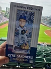 Chicago Cubs Ryne Sandberg 150 Years Bobblehead MLB Baseball Collectible