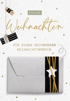 Weihnachten Geldkarte GlüCkwunschkarte Mit Umschlag Geschenke Frohe Weihnachten