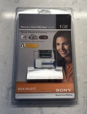 Sony 1GB Memory Stick PRO Duo Card - Retail - MSX-M1GST NEW SEALED READ