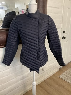 Michael Kors Women's Asymmetrical Quilted Packable Down Puffer Coat Size L