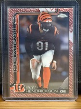 #65 Trey Hendrickson 2025 Topps Chrome - Leather - Refractor 