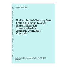 EinFach Deutsch Textausgaben: Gotthold Ephraim Lessing: Emilia Galotti 1572268-2