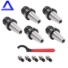 5Pcs Tool Holder 2.75" Gage Length CAT40-ER32 Collet Chuck & HASS Stud For CAT40