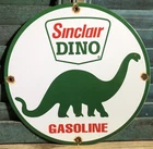 VINTAGE SINCLAIR GASOLINE PORCELAIN GAS PUMP "DINO" ADVERTISING SIGN