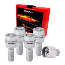 Radschloss Radschrauben Satz für Toyota BZ4X ab 2021 Silber 4tlg M14X1.5