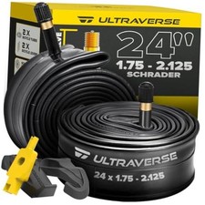 24" Bike Inner Tubes 24 x 1.75, 1.95, 2.10, 2.125   Set of 2