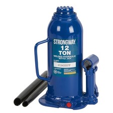 Strongway 12-ton Hydraulic Bottle Jack With Welded Base 15.94in.18in. Lift Strongway 12-ton Hydraulic Bottle Jack With Welded Base 15.94in.18in. Lift