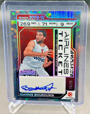 2025/26 Panini Contenders Euroleague Airlines IOANNIS BOUROUSIS AUTO 20/25