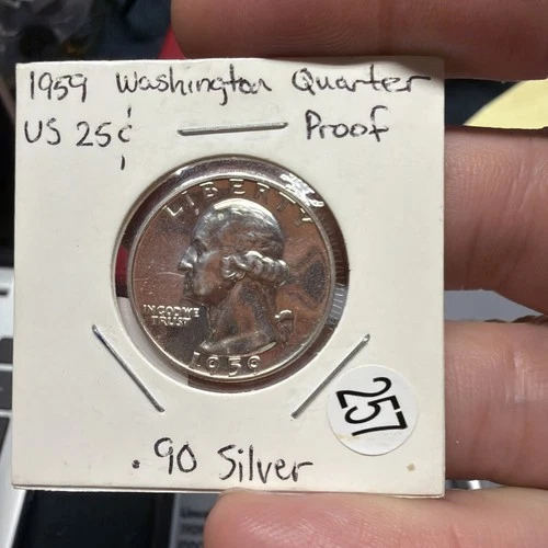 1959-P Washington Quarter Proof — photo from another recent sale