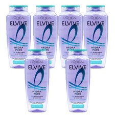 L'Oreal Elvive Hydra Pure 72H Purifying Shampoo 250ml Removes oil & Impurities