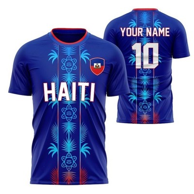 Custom Haiti National Team, Personalized Soccer Shirt for Fans 3D shirt VK13506