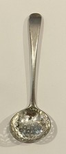 Sterling Silver Straining Spoon London 1835 Maker GS/WF 5” Long Wt 16g