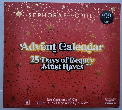 Sephora Favorites Advent Calendar 25 Days of Beauty Holiday Limited Edition 2025