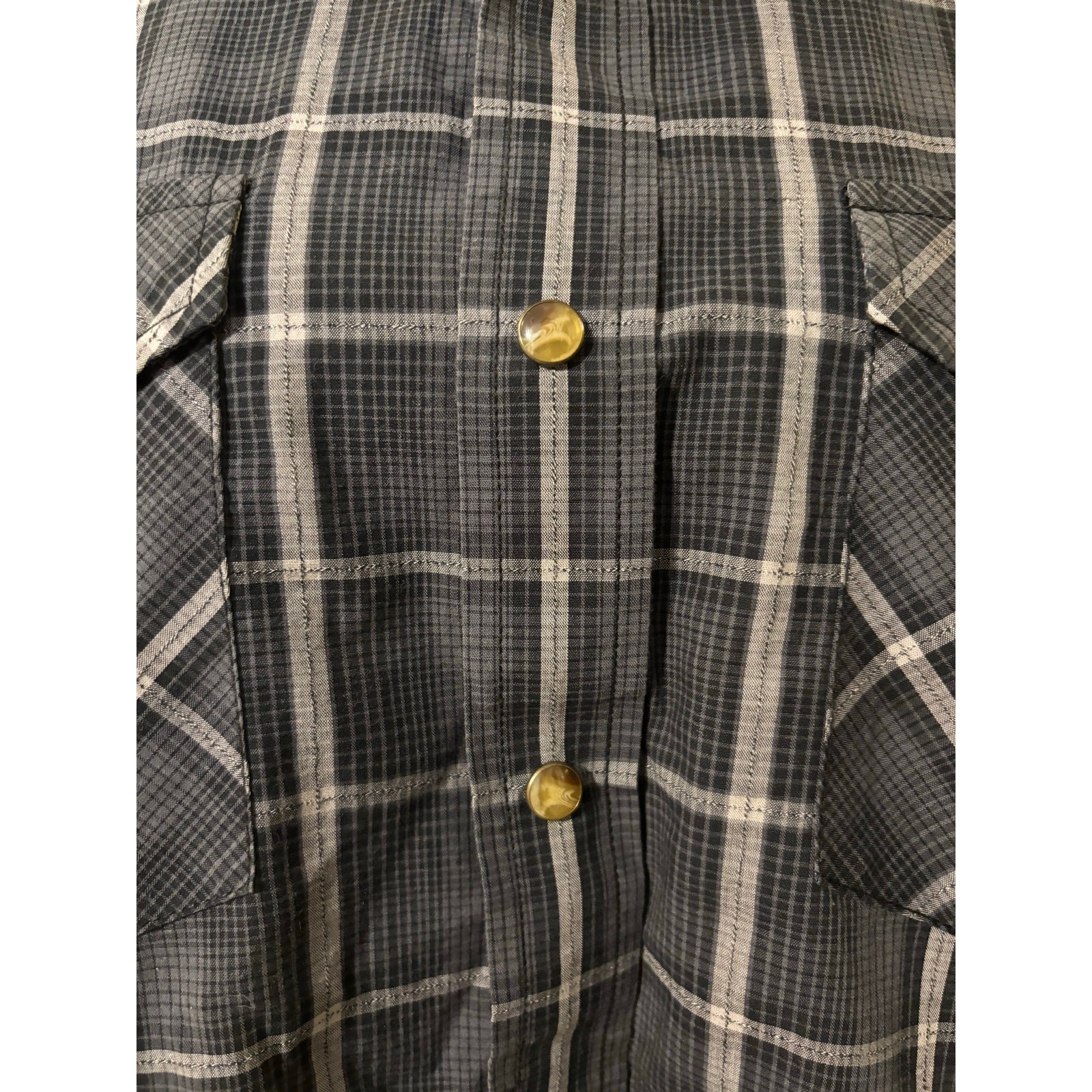 Pendleton Frontier Plaid Western Style Button Dow… - image 3