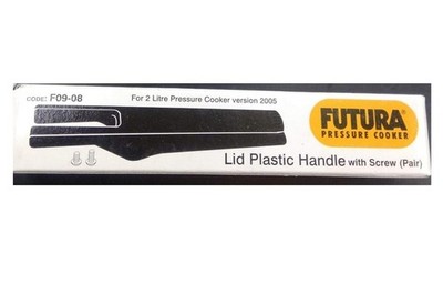 Hawkins Futura Lid Plastic Handle with Screw (Pair) for Futura Cookers 3 Liter