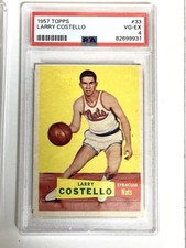 1957 Topps Larry Costello #33 PSA 4