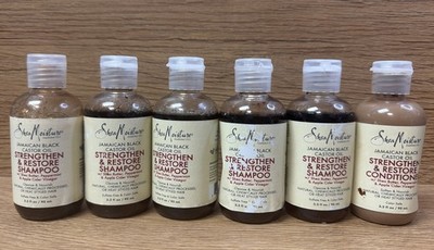 Lot Of 6 Shea Moisture Strengthen & Restore Shampoo & Conditioner 3.2 oz Damage*