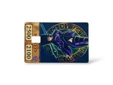 Dark Magician Anime Style Credit Card Skin Decal Cover Fan Art 2 🔥 