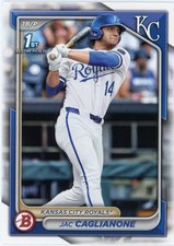 2025 Bowman Draft Prospect Rookie Jac Caglianone #8 Royals