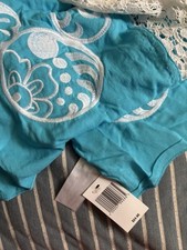 Mickey Mouse women  s scarf Disney park blue