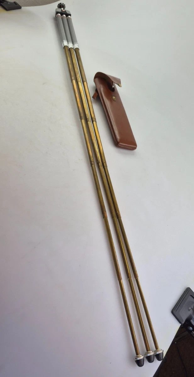 Vintage BILORA BILORET Kamerastativ Tripod ca. 114 cm mit Etui & Drahtauslöser