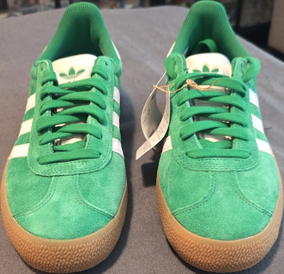 adidas Gazelle White/ Green  M10 