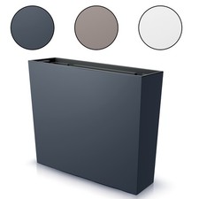 Set di vasi rettangolari Urbi Case T alti moderni lisci fioriera plastica