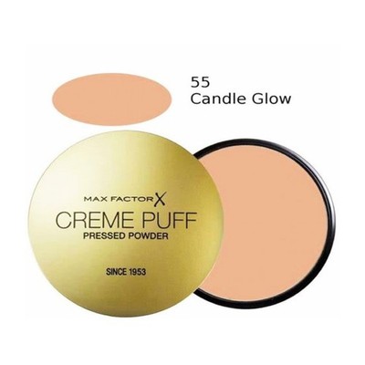 Max Factor Creme Puff Puder Compact Mattierend Nr.55 Candle Glow 21gr