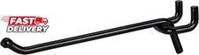 Presa Heavy Duty Black Steel Peg Board Shelving Hooks, 4-Inch, 50-Pack