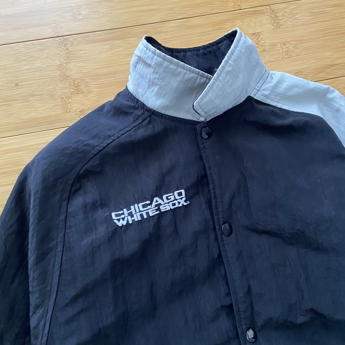 Vintage 90s Chicago White Sox Starter Jacket Embroidered Vintage 90s Chicago White Sox Starter Jacket Embroidered